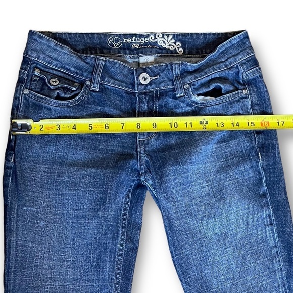 Refuge Premium Juniors Denim Bootcut Jeans - Size 5 - Picture 5 of 9